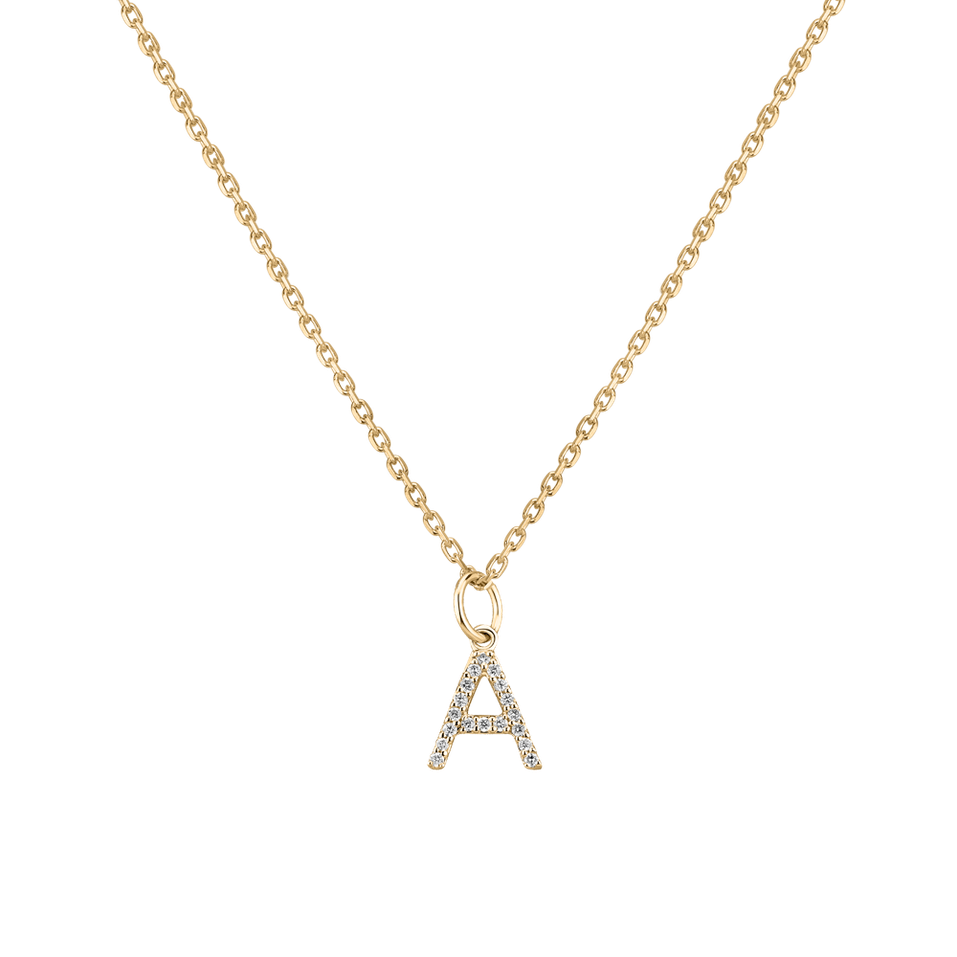 Přívěsek s diamanty Line Glitter  A