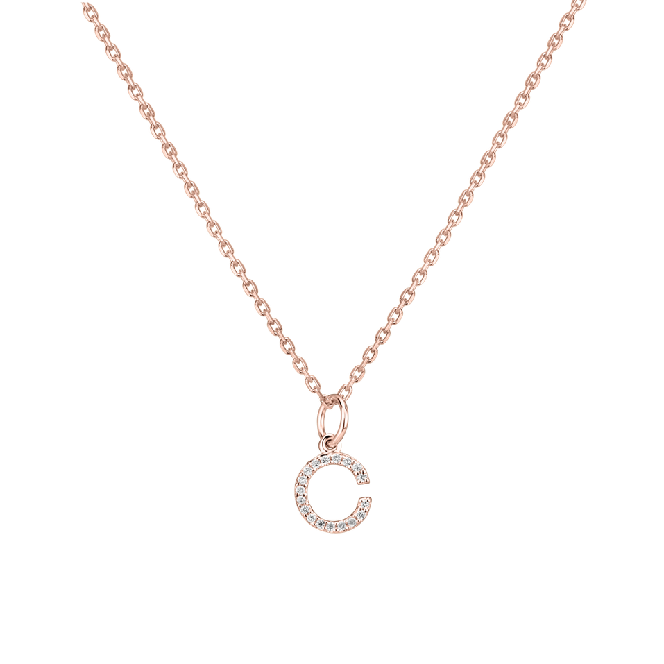 Přívěsek s diamanty Line Glitter  C