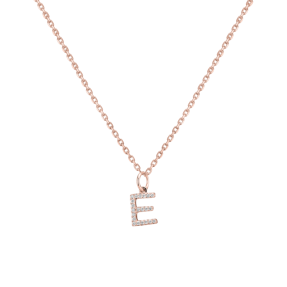 Přívěsek s diamanty Line Glitter  E