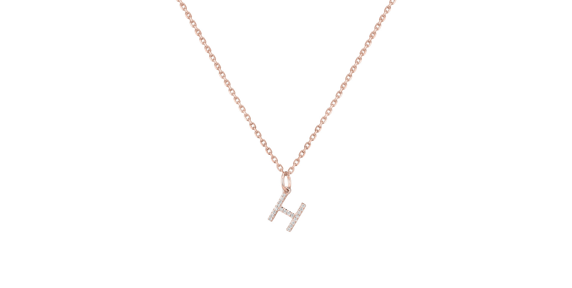 Přívěsek s diamanty Line Glitter  H