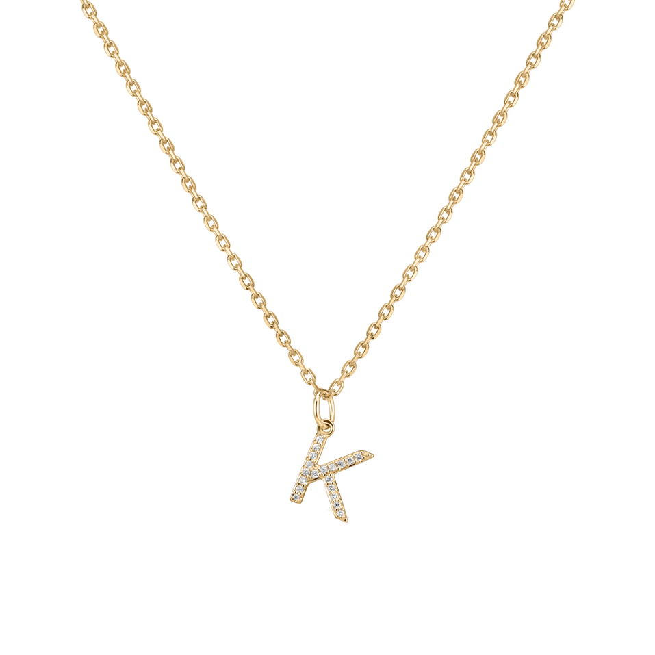 Přívěsek s diamanty Line Glitter  K