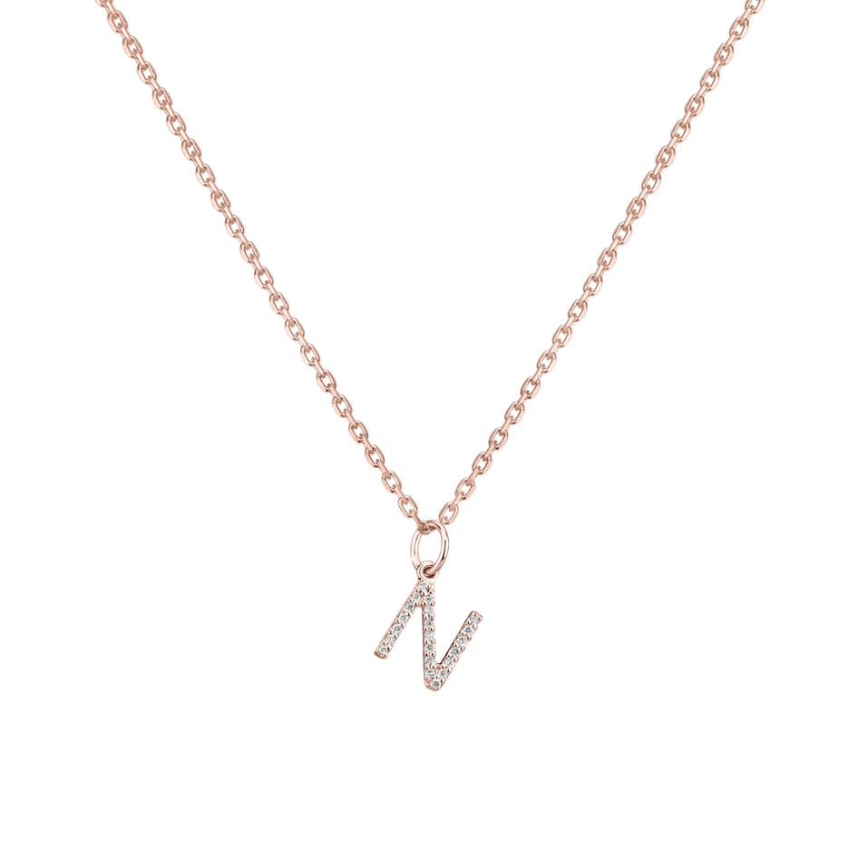 Přívěsek s diamanty Line Glitter  N