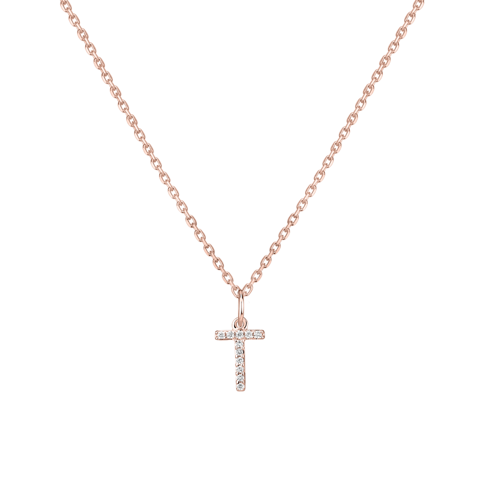 Přívěsek s diamanty Line Glitter  T