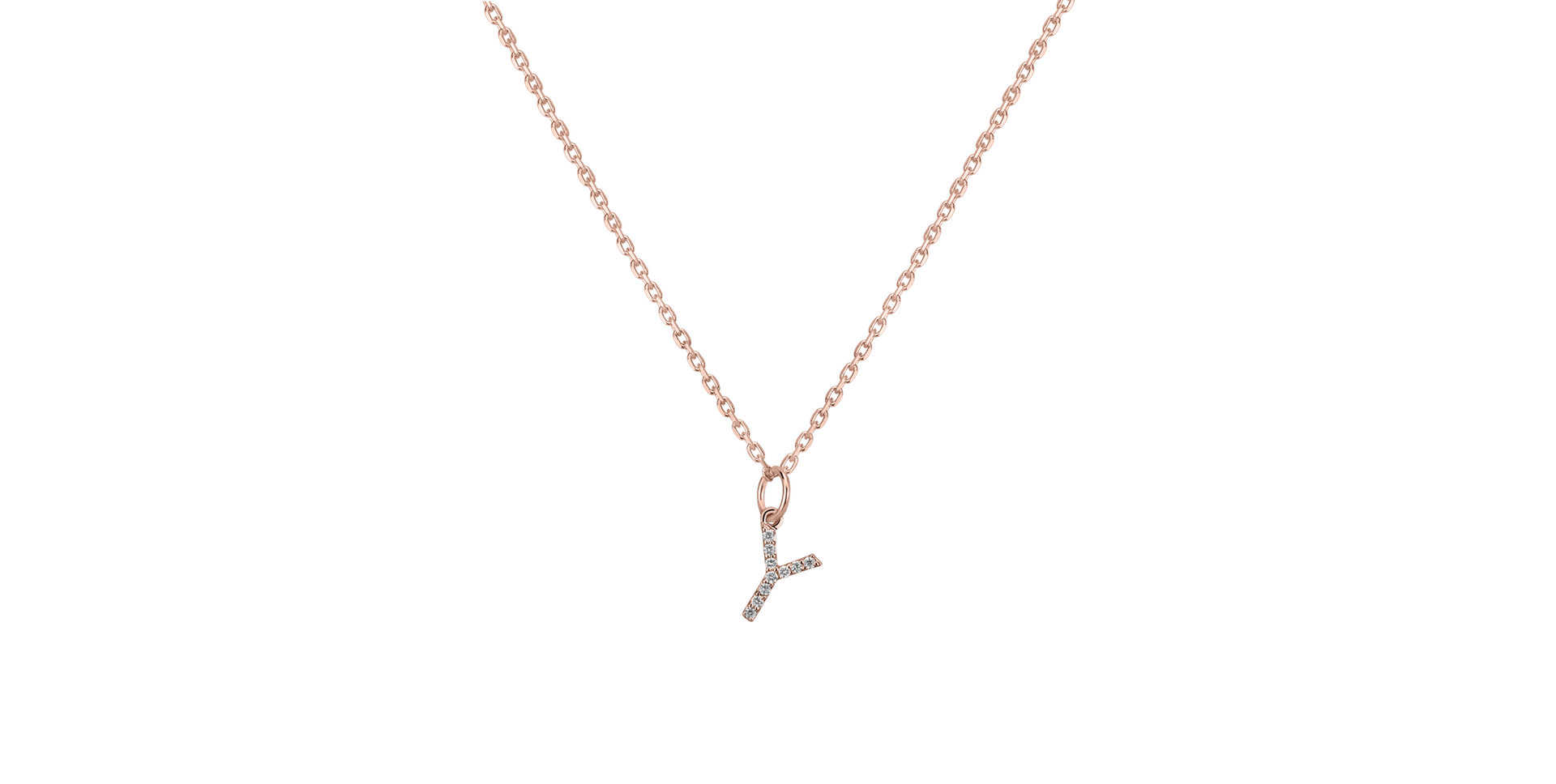 Přívěsek s diamanty Line Glitter  Y