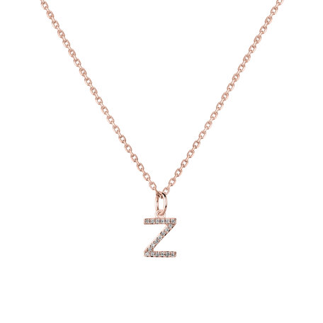 Přívěsek s diamanty Line Glitter  Z