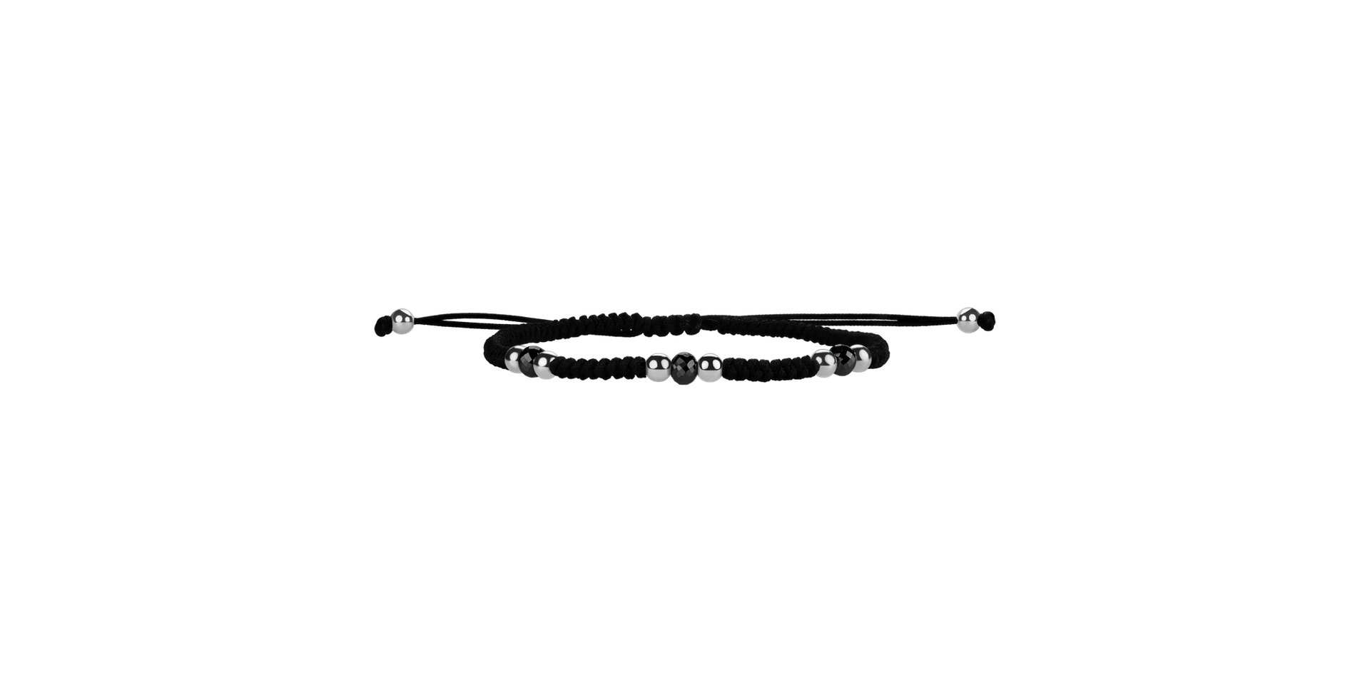 Náramek s černými diamanty Dark Spell