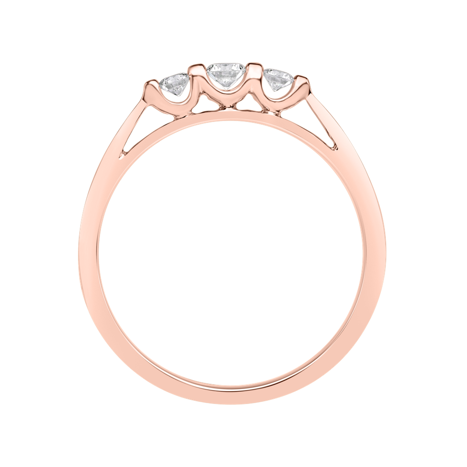 Prsten s diamanty Shards