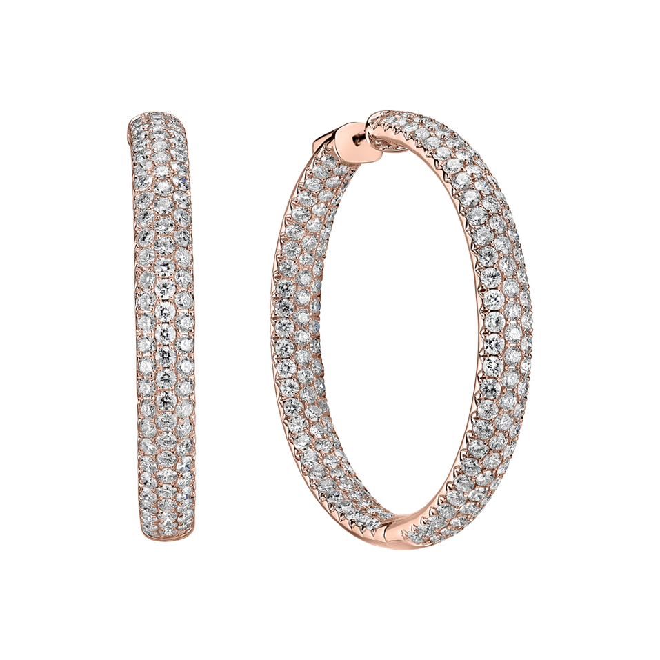 Náušnice s diamanty Eclipse