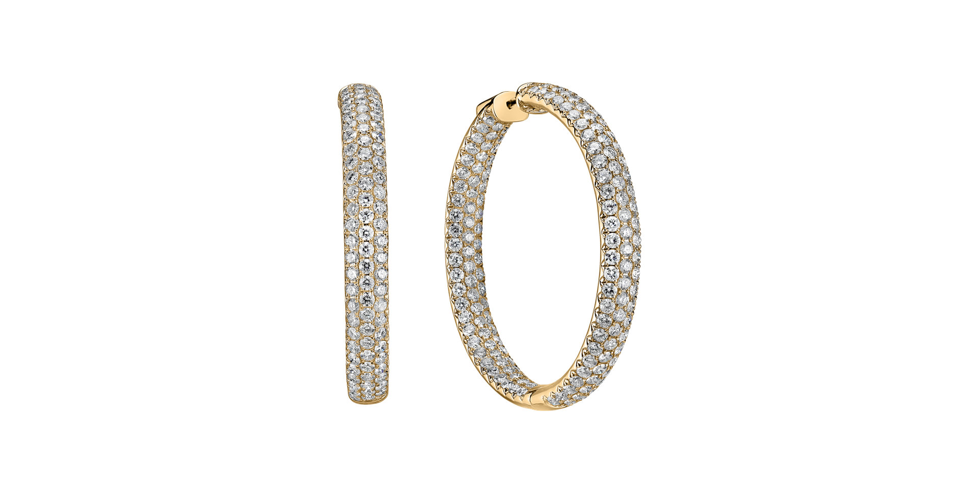 Náušnice s diamanty Eclipse