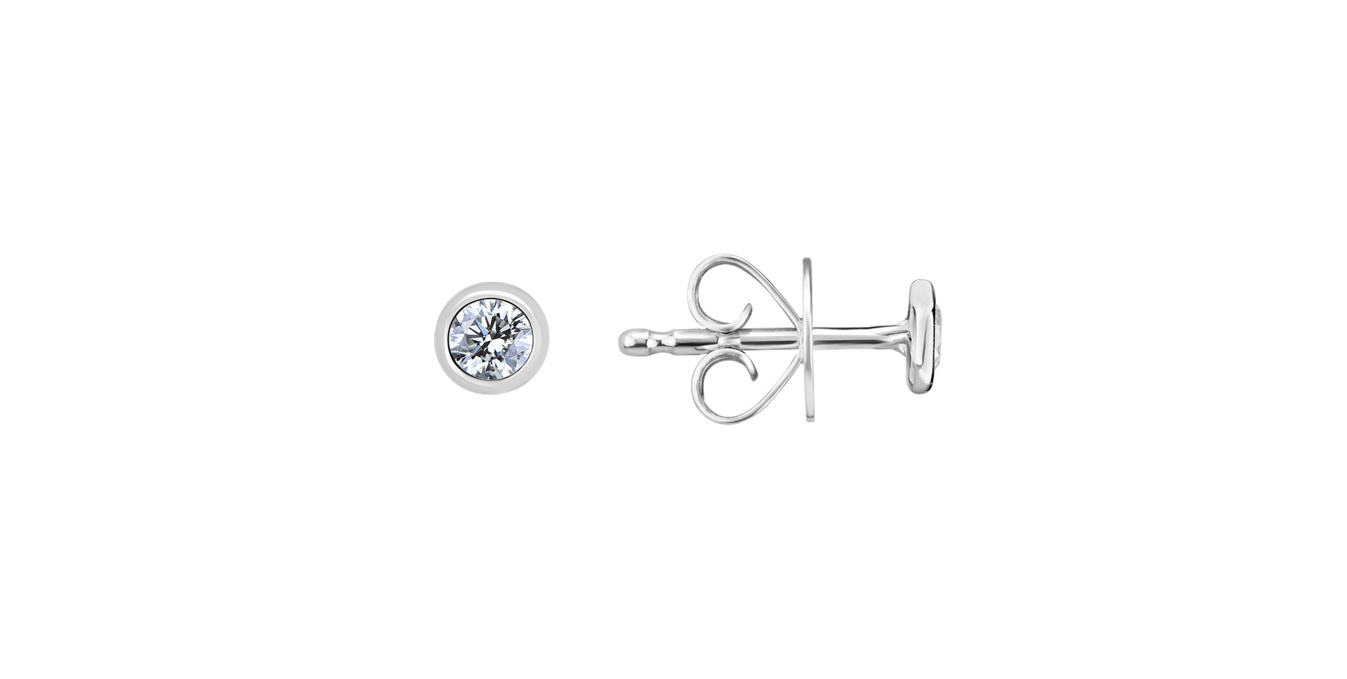 Náušnice s diamantem Shiny Dots