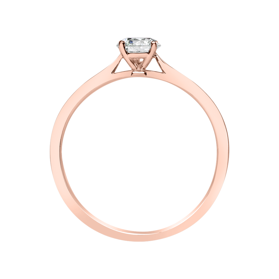 Prsten s diamantem Made with Love