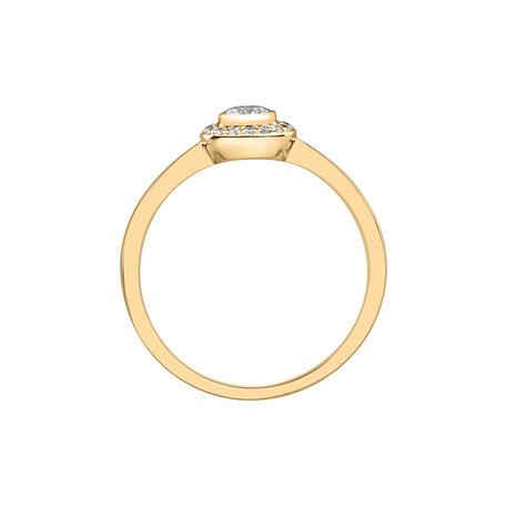 Prsten s diamanty Sun Highness