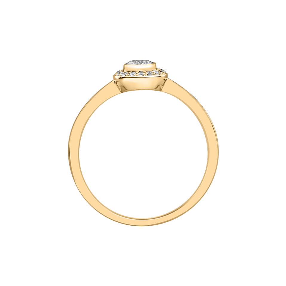 Prsten s diamanty Sun Highness