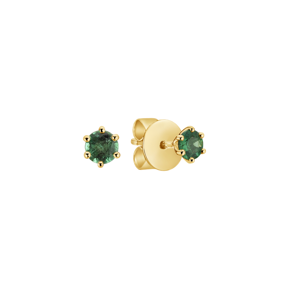 Náušnice se smaragdem Vesper Romance