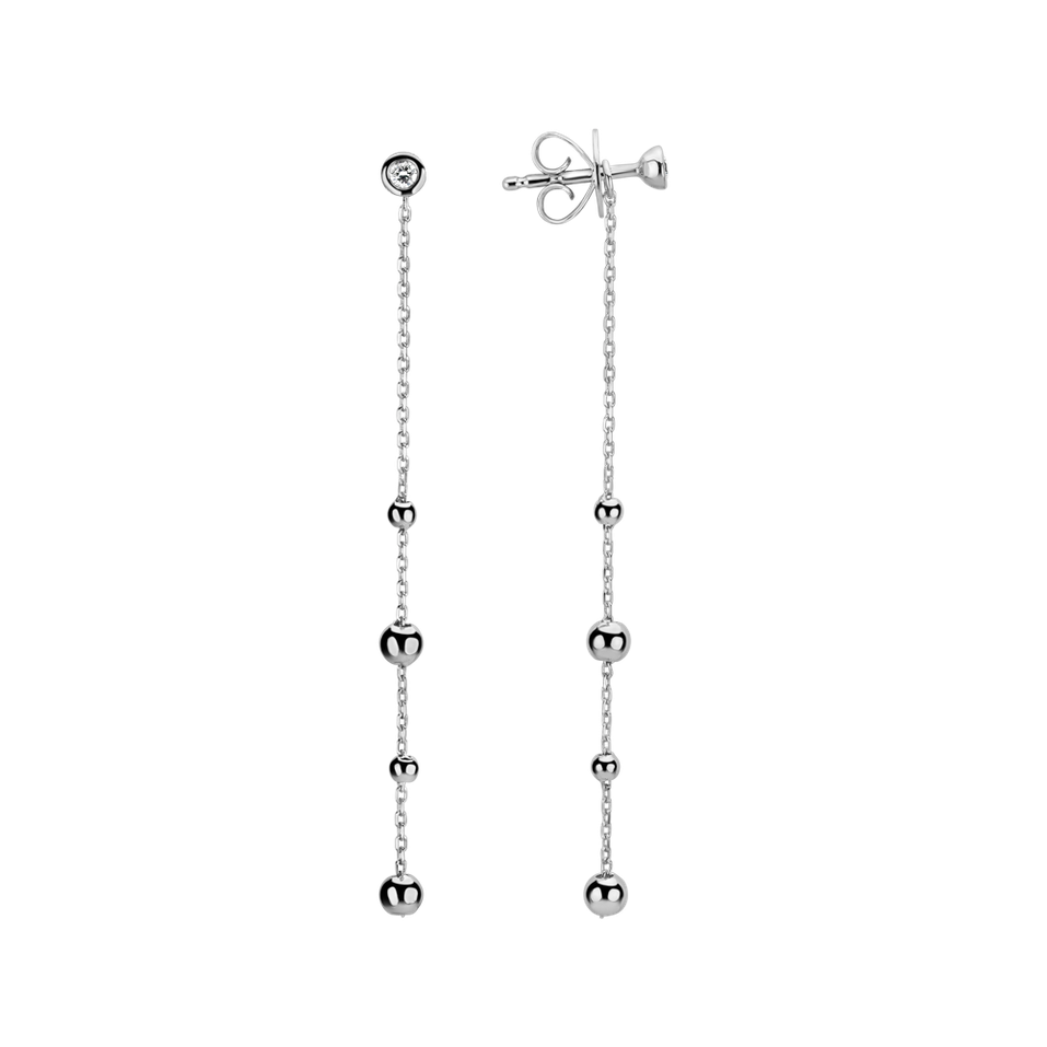 Náušnice s diamantem Drops Waterfall