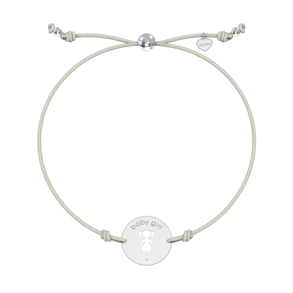 Náramek s diamantem Baby Girl