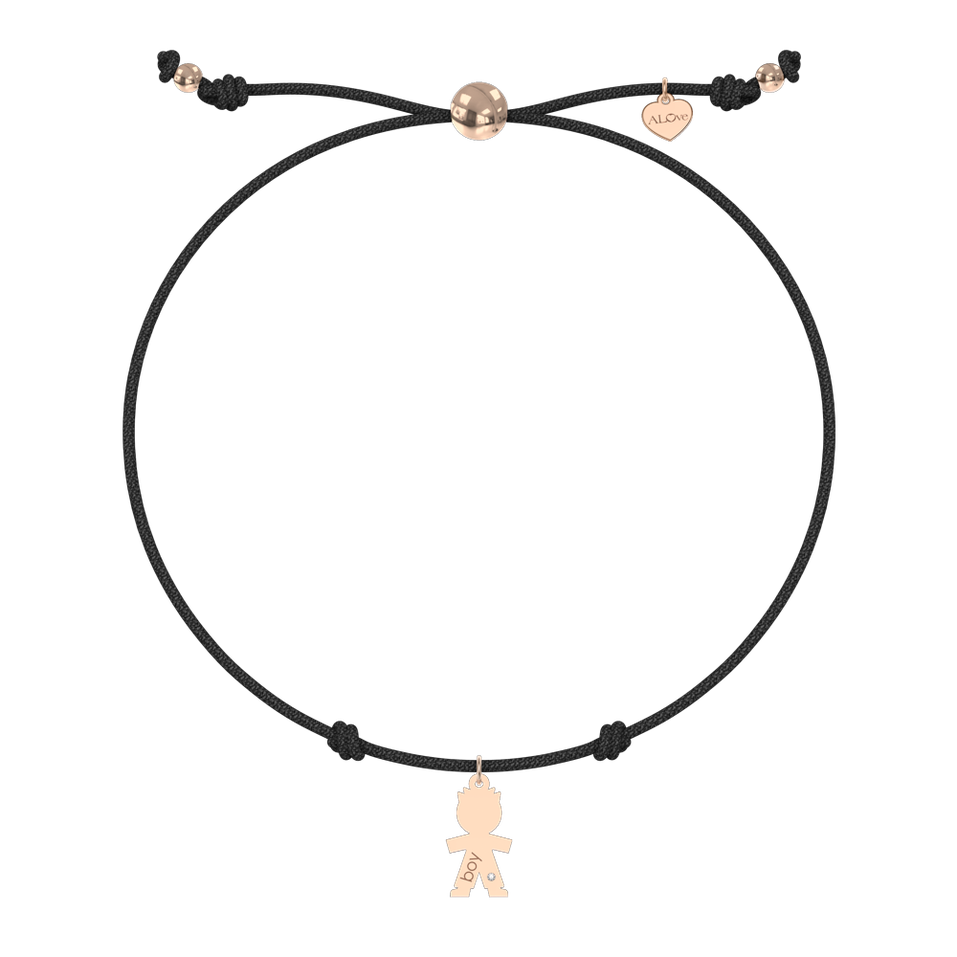 Náramek s diamantem Boy