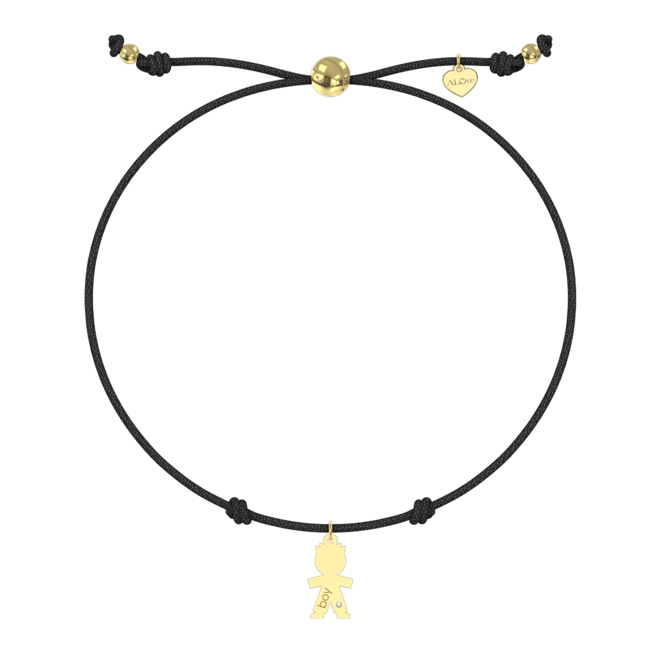 Náramek s diamantem Boy