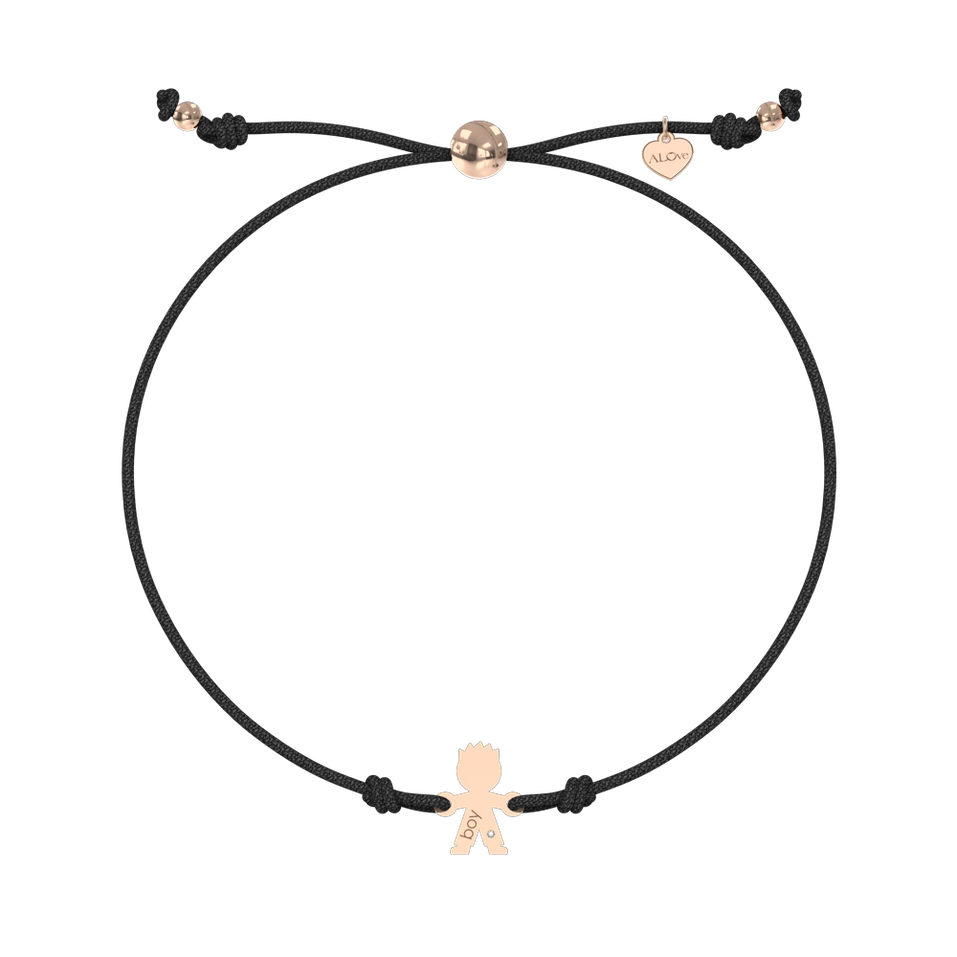 Náramek s diamantem Little Boy