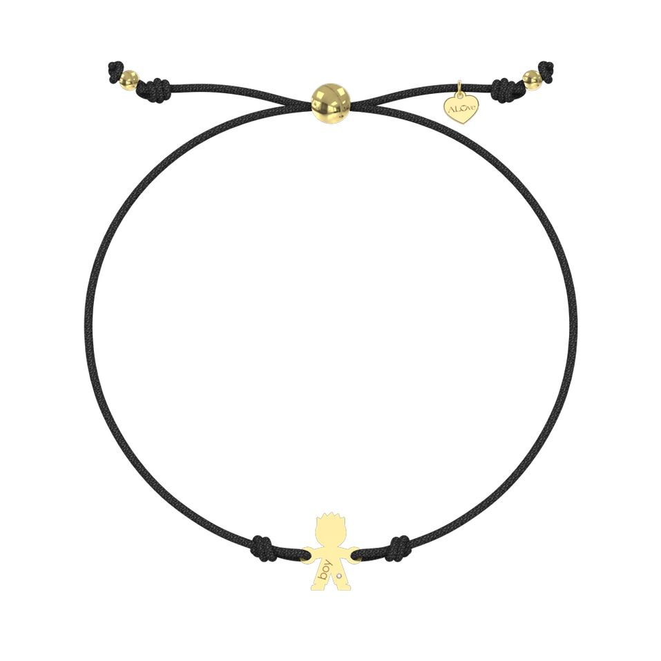 Náramek s diamantem Little Boy