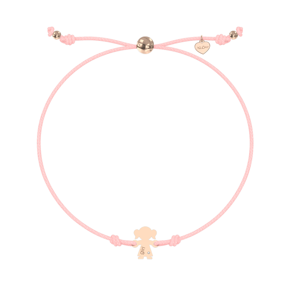 Náramek s diamantem Little Girl