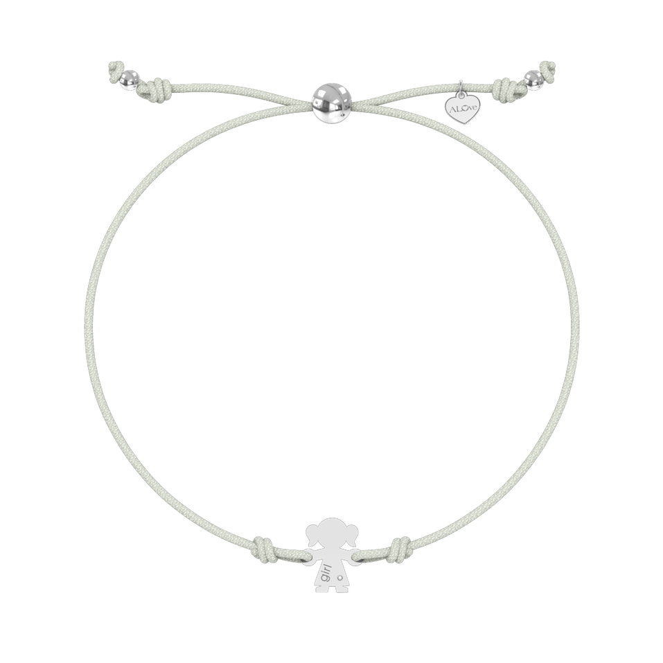 Náramek s diamantem Little Girl