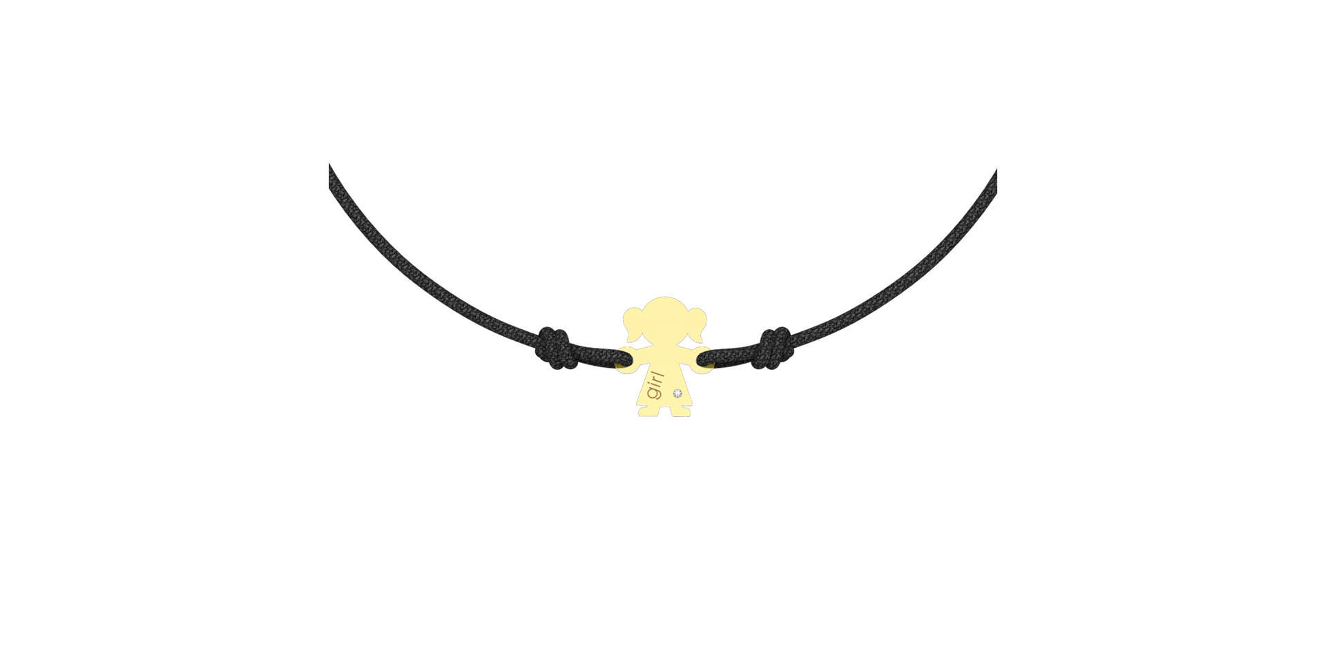 Náramek s diamantem Little Girl