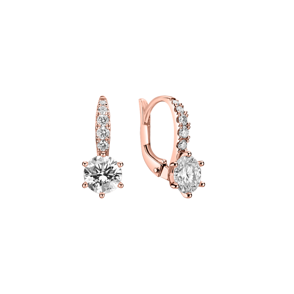 Náušnice s diamanty Essential Glow