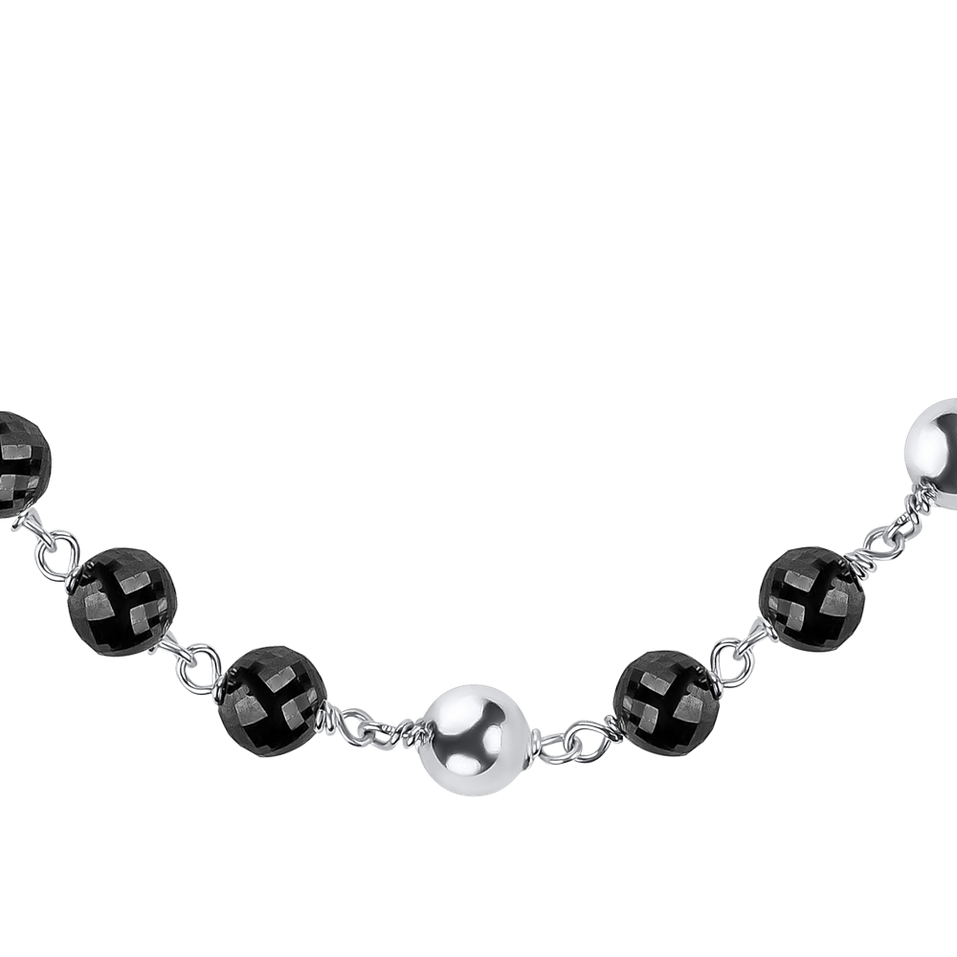 Náramek s černými diamanty Donatella