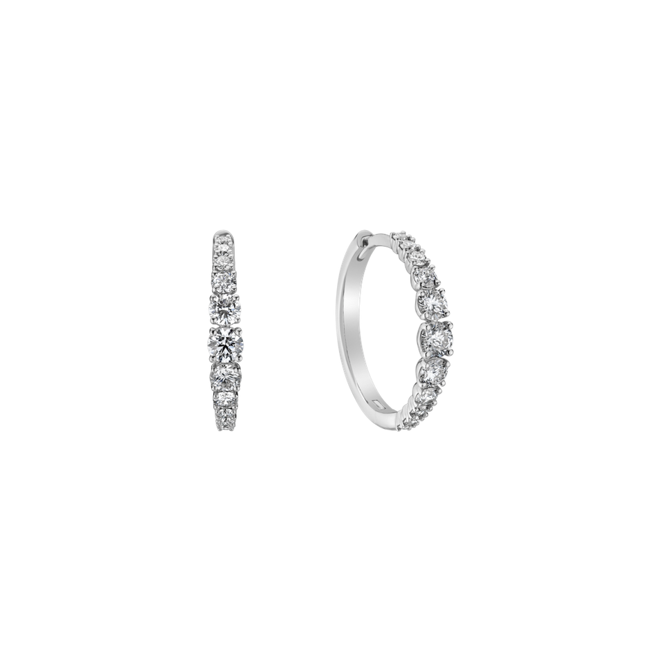 Náušnice s diamanty Eudora