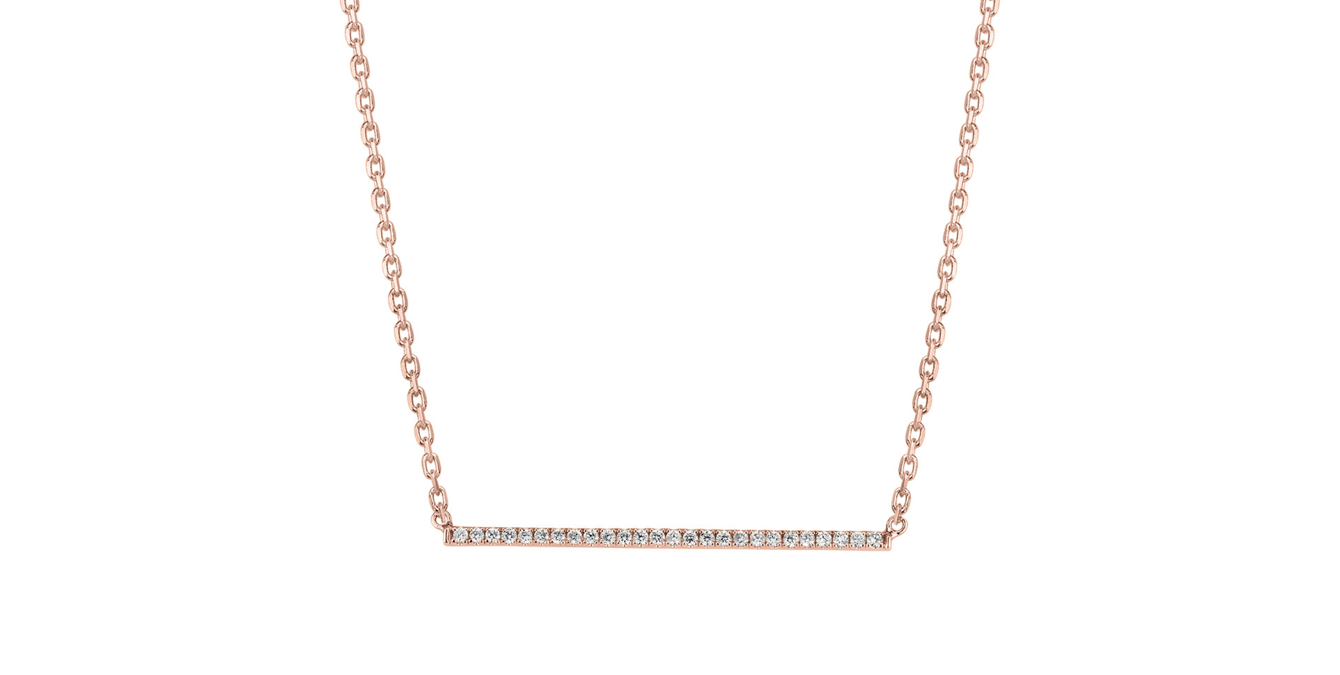 Náhrdelník s diamanty Mellow Desire