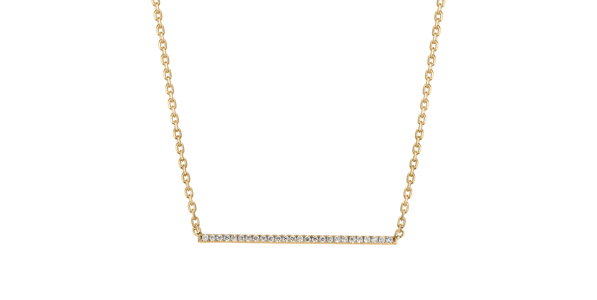 Náhrdelník s diamanty Mellow Desire