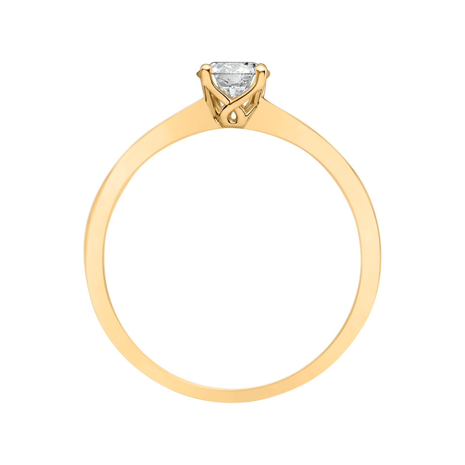 Prsten s diamantem Lovely Beauty