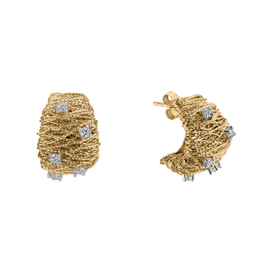 Náušnice s diamanty Naela