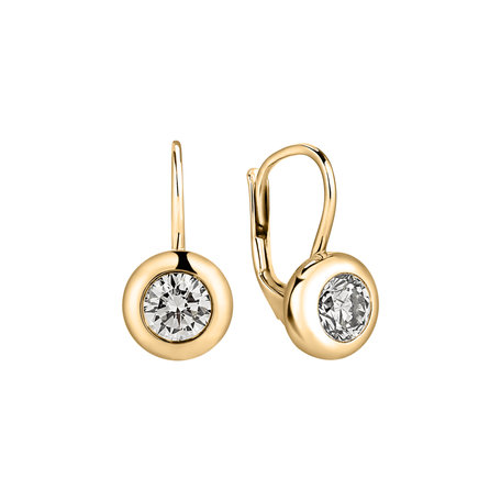 Náušnice s diamantem Sparkling Dots