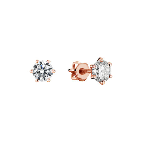 Náušnice s diamantem Essential Sparks