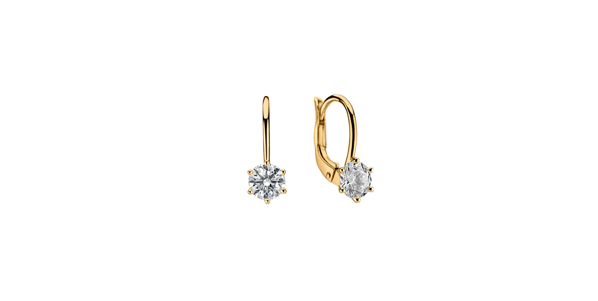 Náušnice s diamantem Everyday Glow