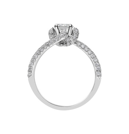 Prsten s diamanty Frozen Princess