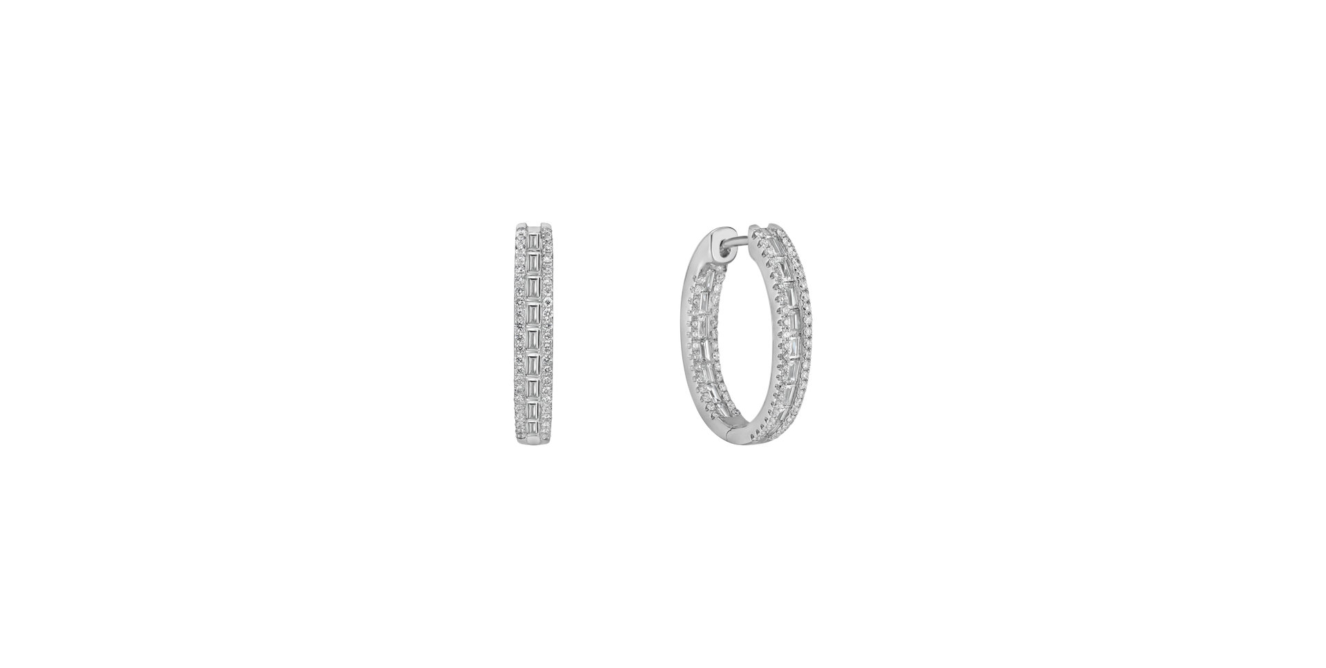 Náušnice s diamanty Graceful Countess