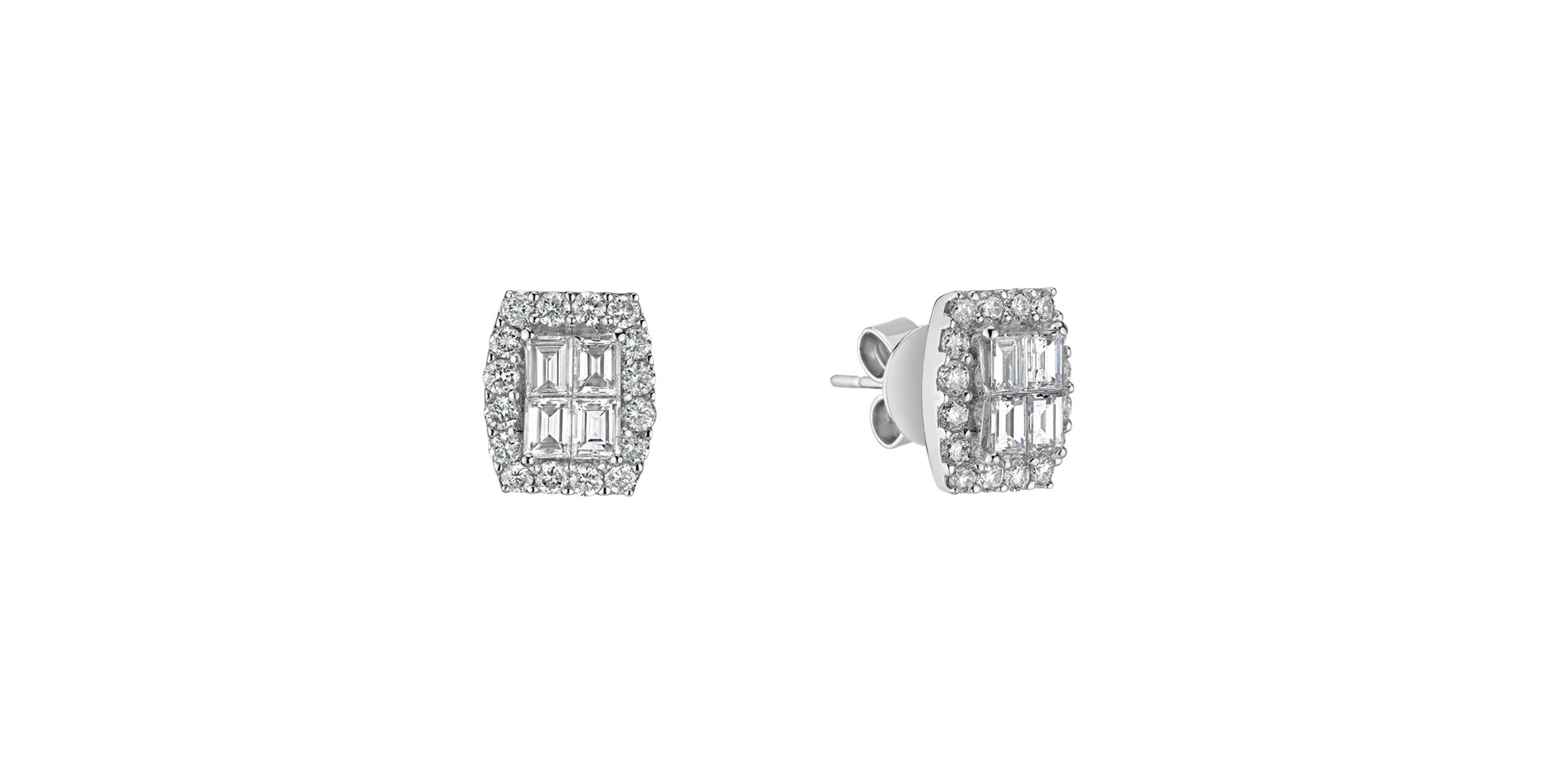 Náušnice s diamanty Ganesh