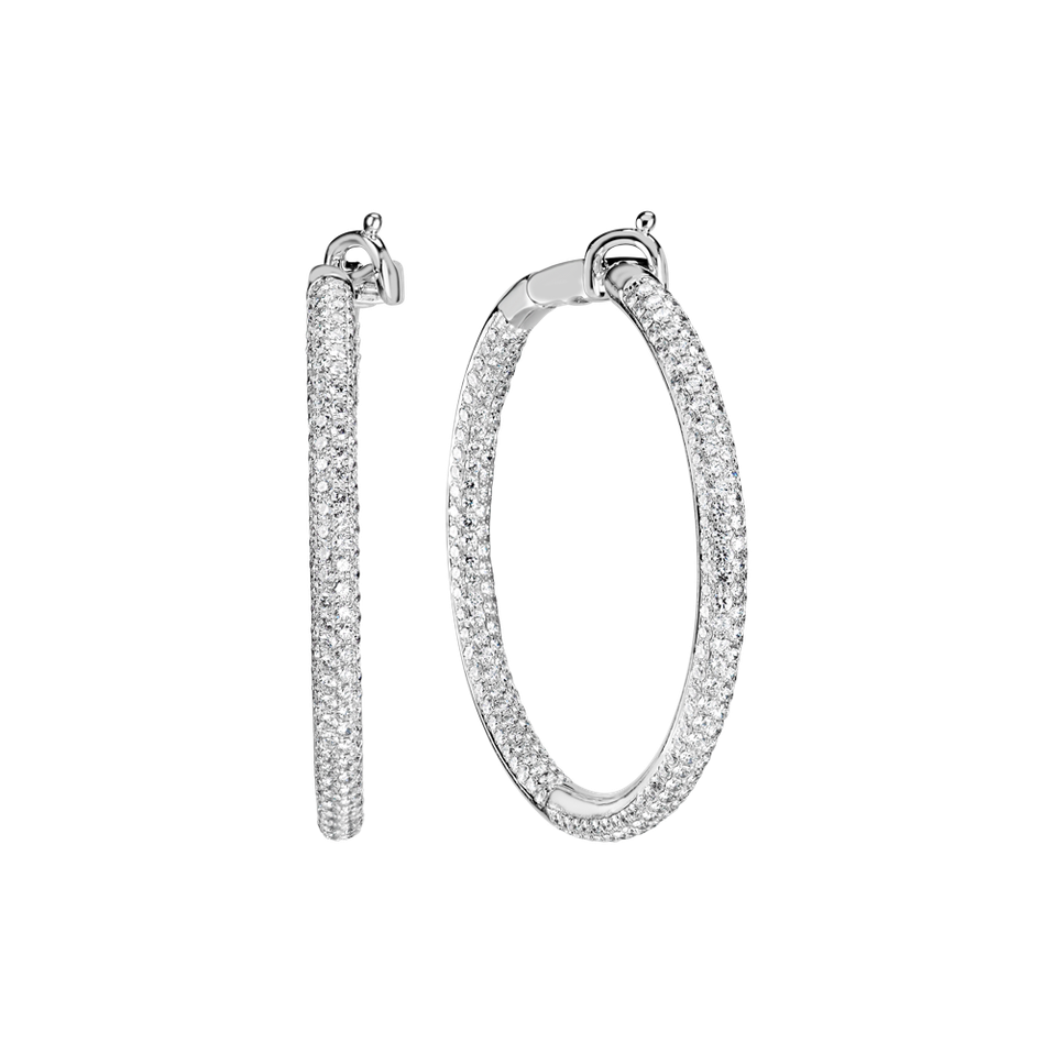 Náušnice s diamanty Glittering Beauty