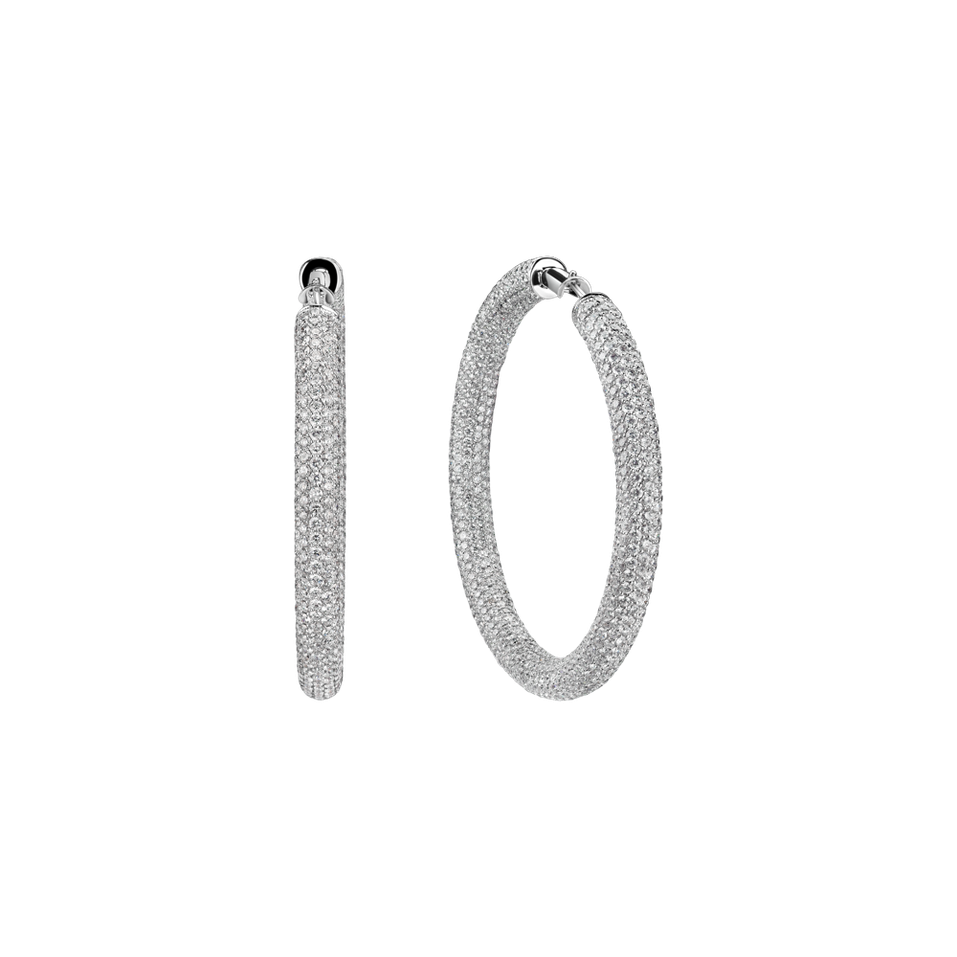 Náušnice s diamanty Lovelly Shine