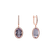 Náušnice s ametystem diamanty Odyssey3