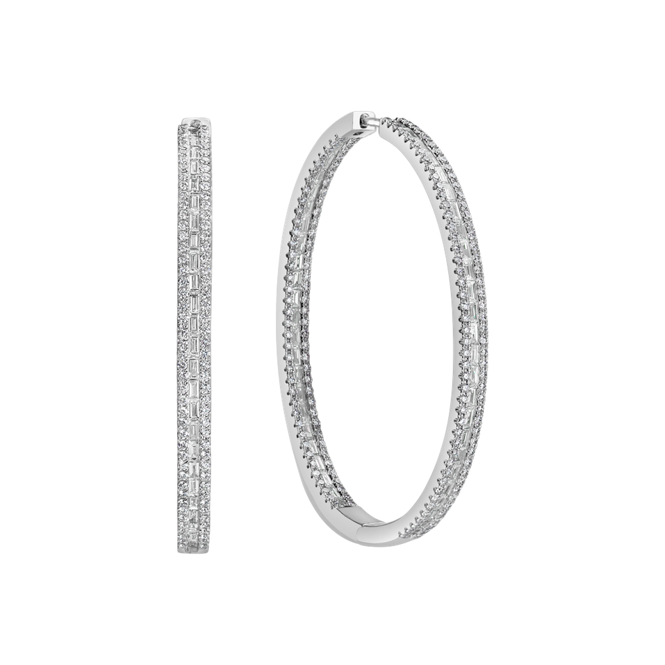 Náušnice s diamanty Royal Circles