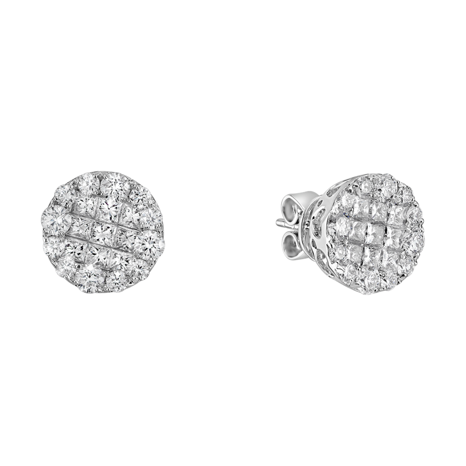 Náušnice s diamanty Zavala