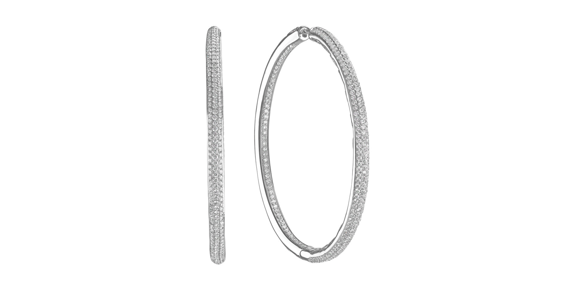 Náušnice s diamanty Endless Charm