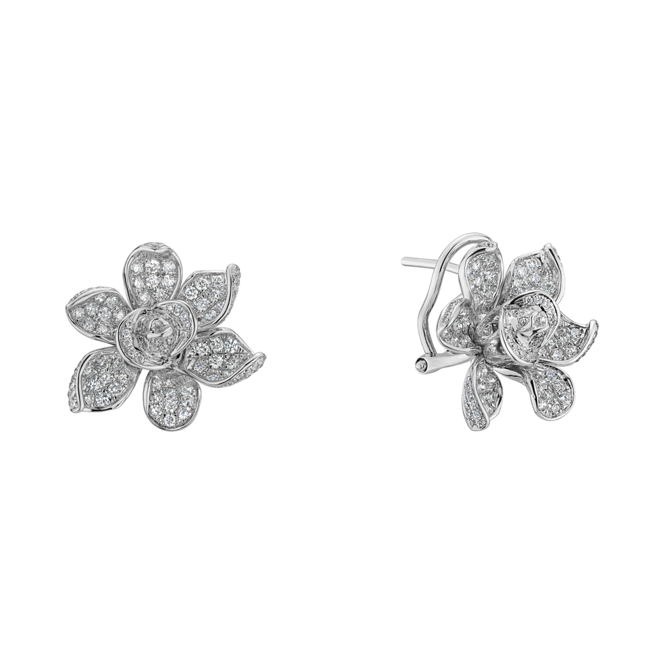 Náušnice s diamanty Princess Miyuki