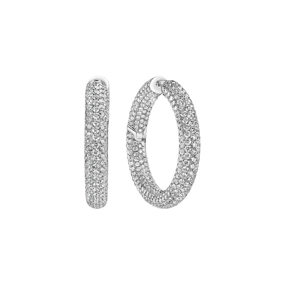 Náušnice s diamanty Incandescent