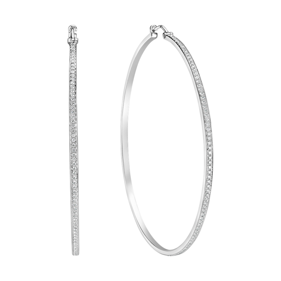 Náušnice s diamanty Diamond Line
