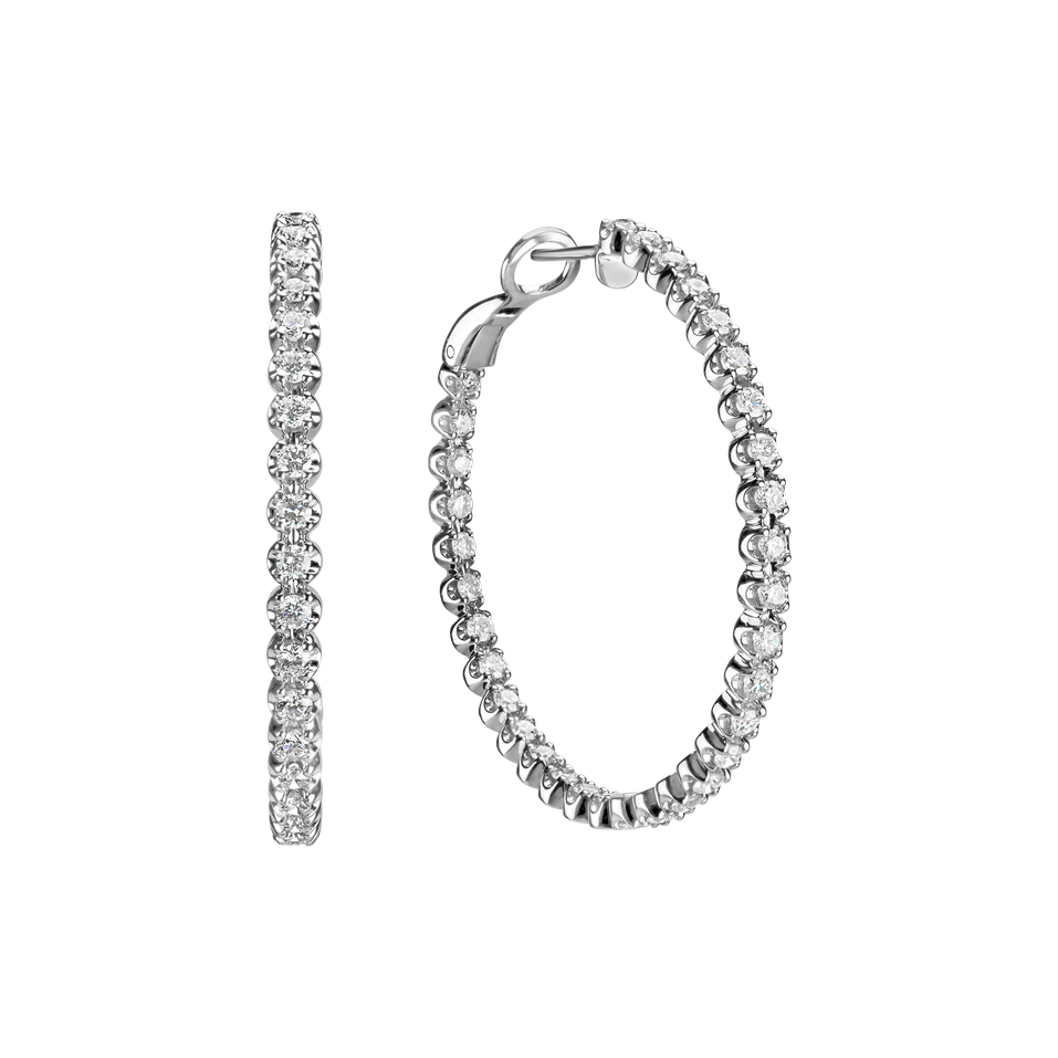 Náušnice s diamanty Diamonds Eye